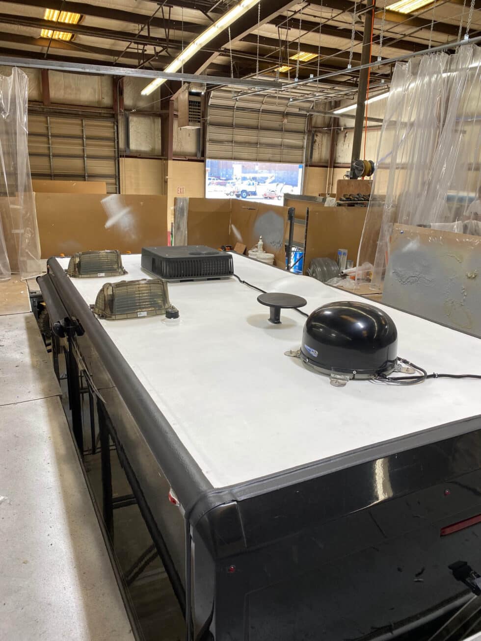 Mercedes Renegade RV Roof repair