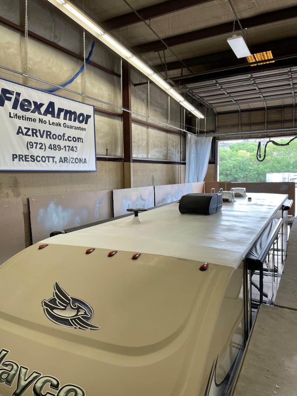 Jayco Greyhawk RV Roof repair