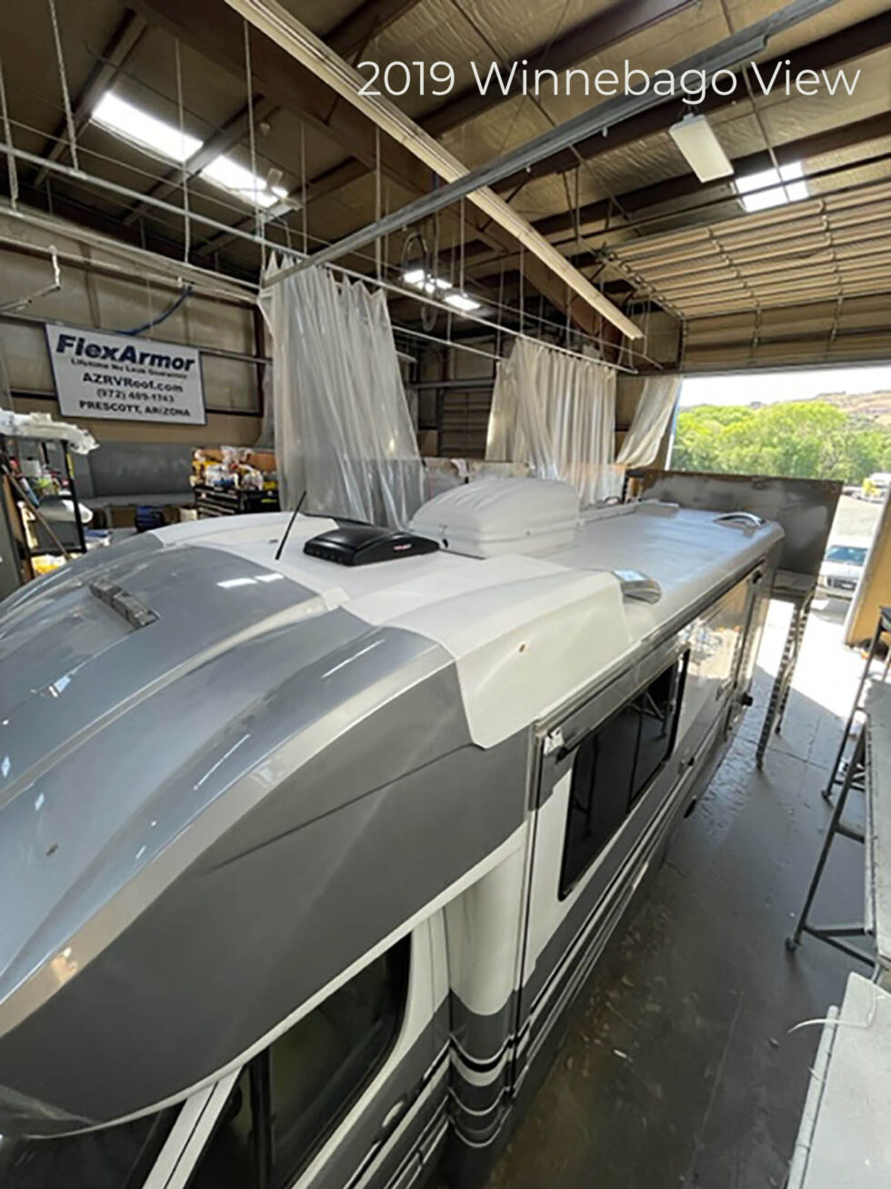 RV Roof after FlexArmor application
