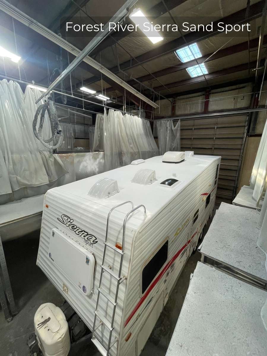 rv in shop for repairs