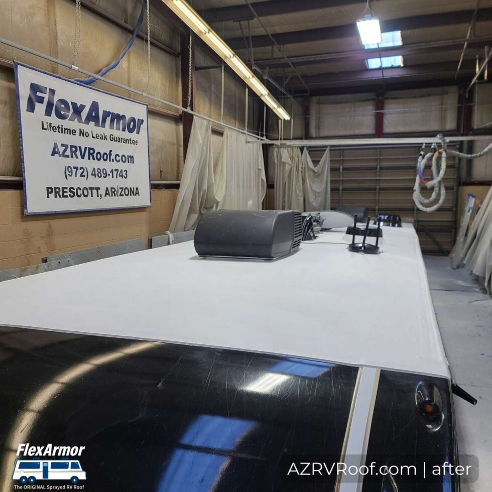 rv with a flexarmor roof