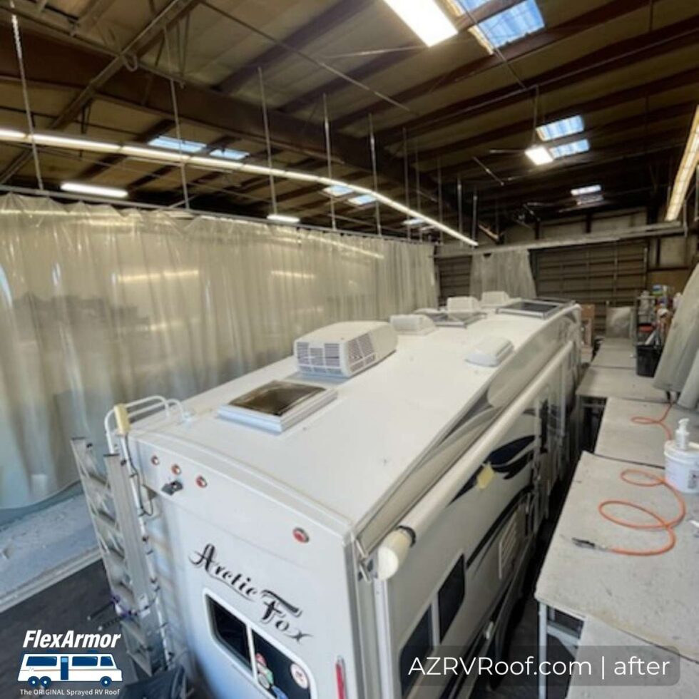 rv with flexarmor roof