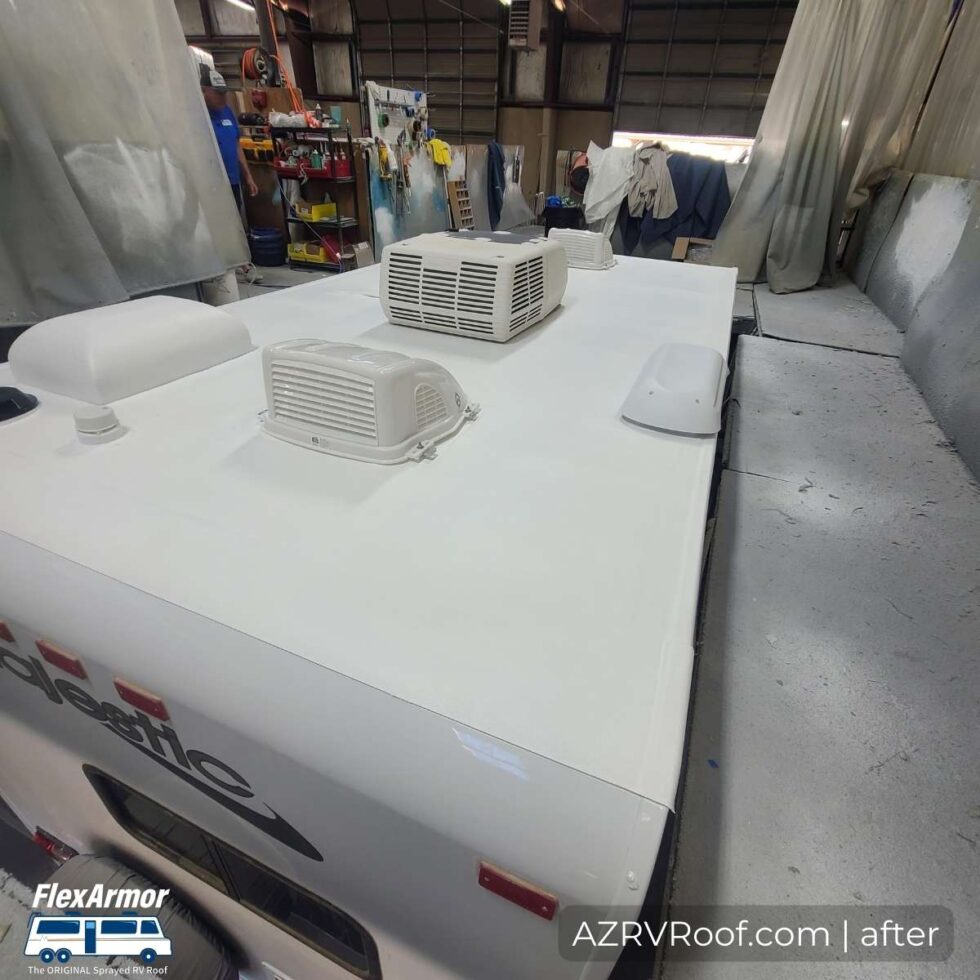 rv with a flexarmor roof