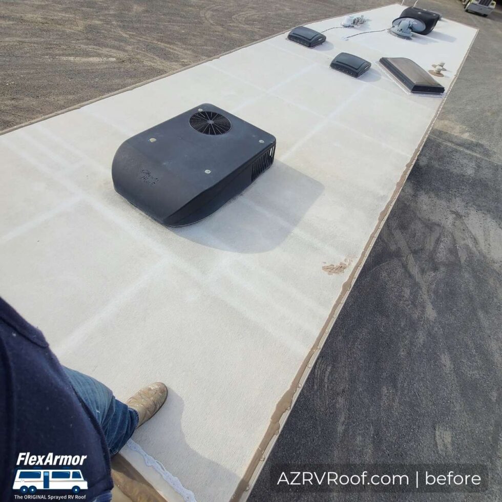 rv roof in need of replacement