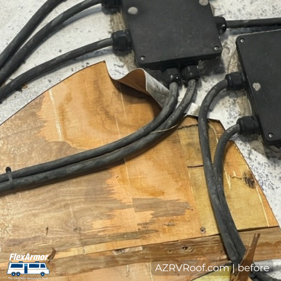 damaged rv roof