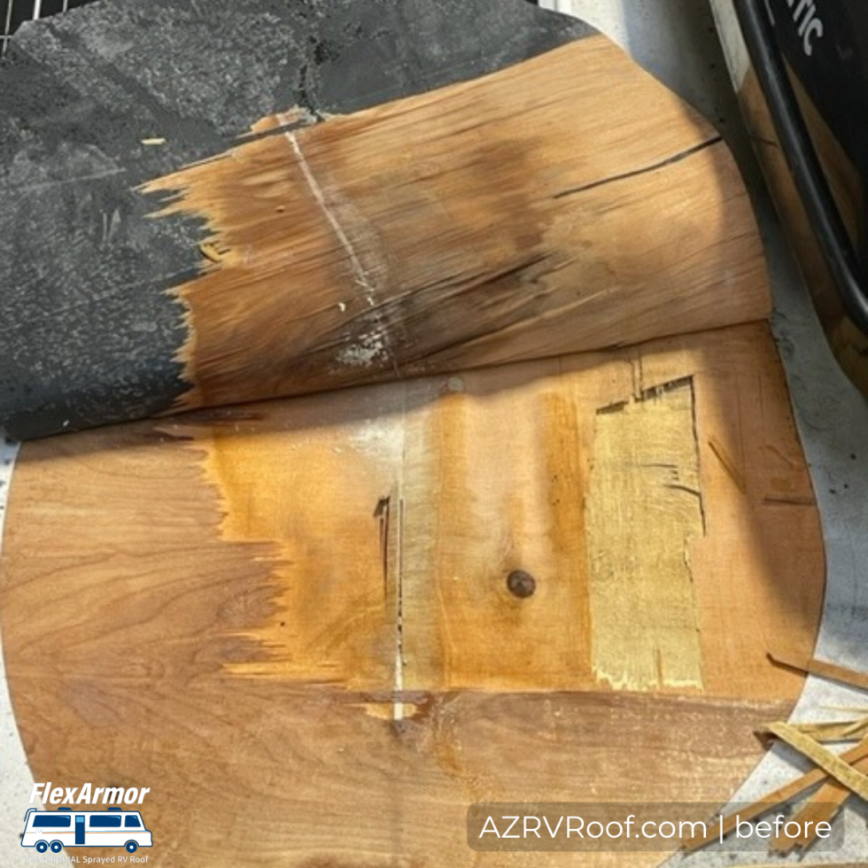 damaged rv roof