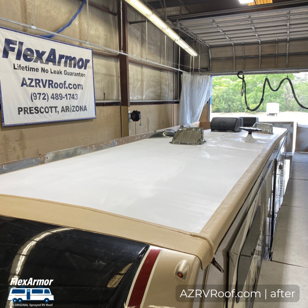 Fleetwood Feliz RV in Prescott Shop for new RV Roof